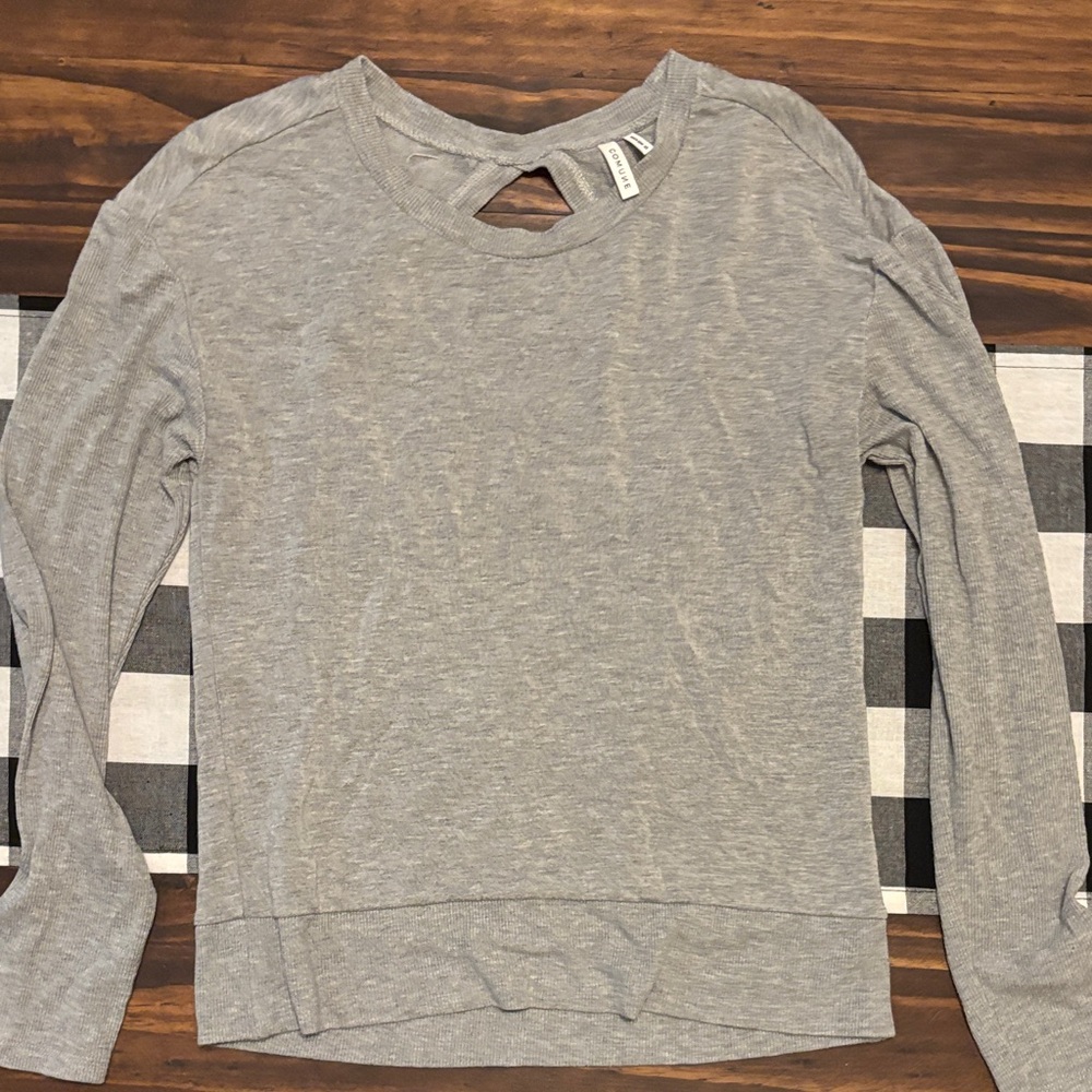 Comune larkton open back small gray Women's Top